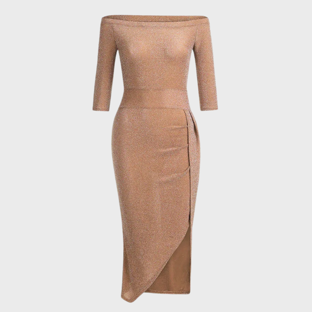 Norvielle Damen Glitzerkleid