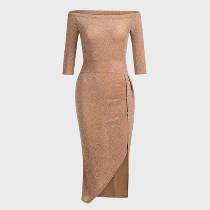 Norvielle Damen Glitzerkleid