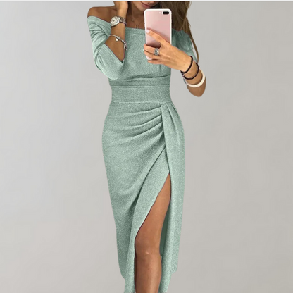 Norvielle Damen Glitzerkleid