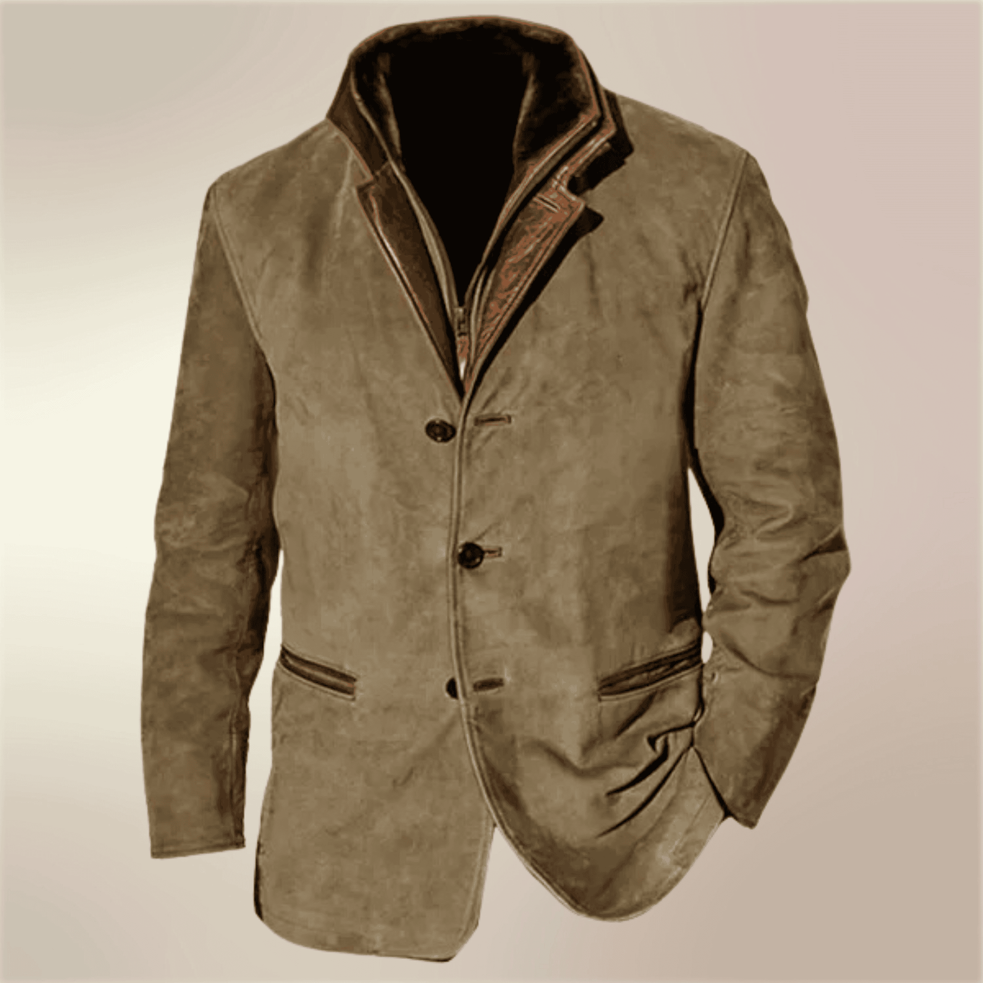 Herren Wetterfest Jacke Button-Up Herbstjacke - Norvielle