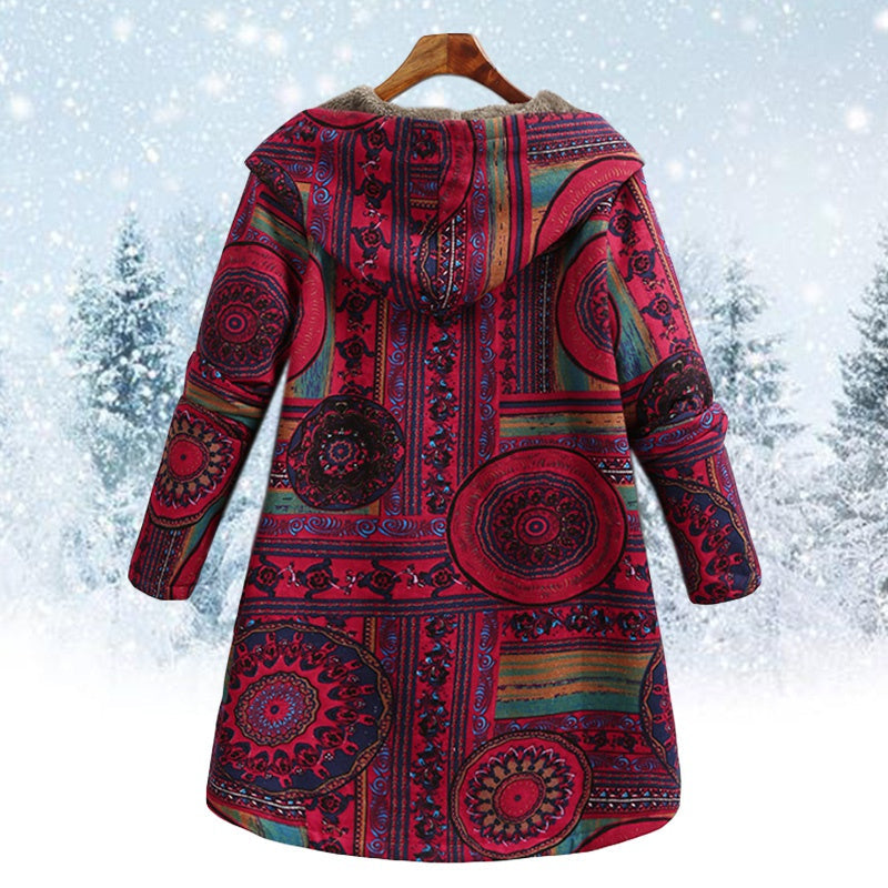 Kapuzenjacke Bedruckt Unisex Baumwolle