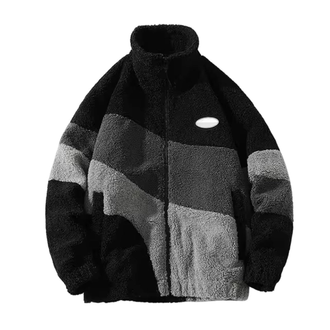 Herren Vintage-Jacke Bequemer Schnitt Hüftlang