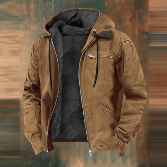 Herren Vintage Jacke Mittel-Lang - Norvielle