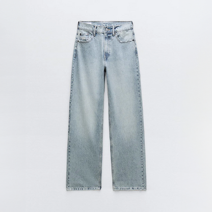 Damen Jeans Strukturierte Oberfläche