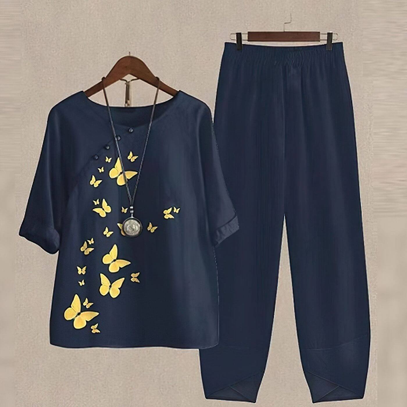 Bequemes Damen Zweiteiliges Set - Norvielle