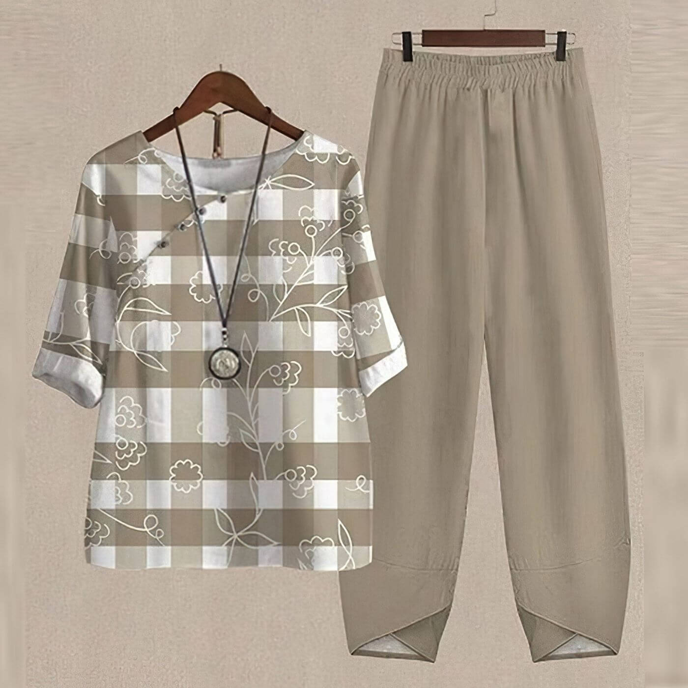 Bequemes Damen Zweiteiliges Set