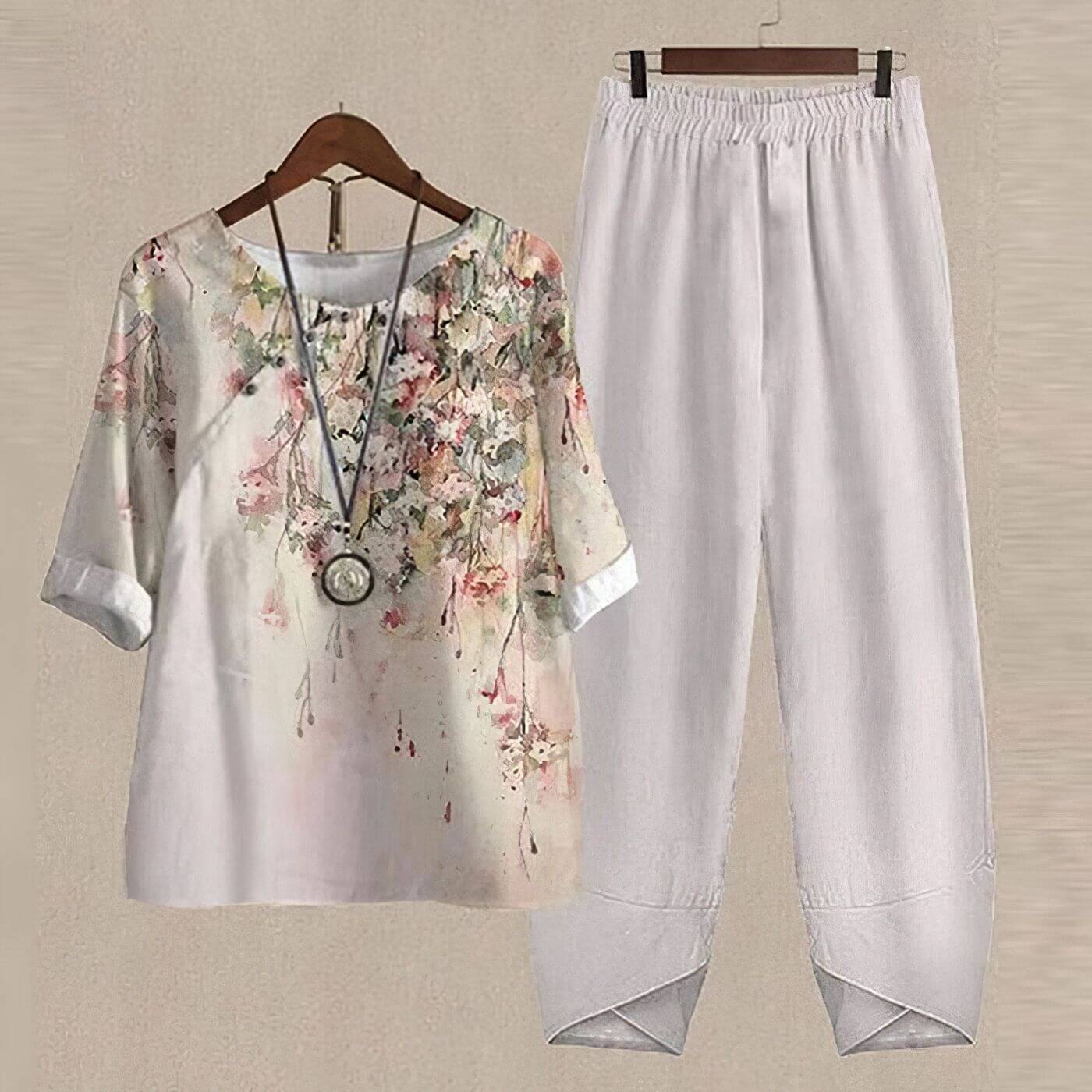 Bequemes Damen Zweiteiliges Set