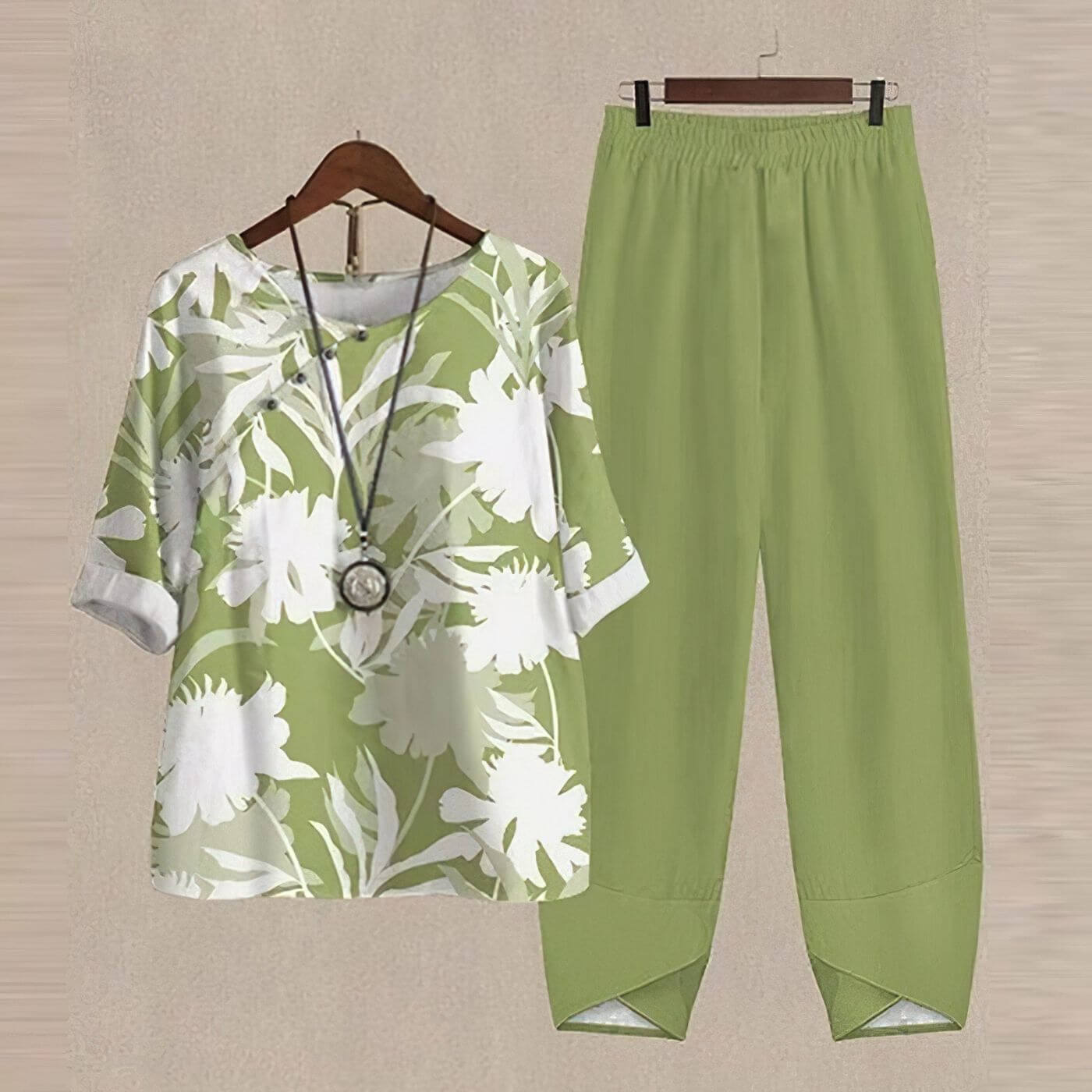 Bequemes Damen Zweiteiliges Set