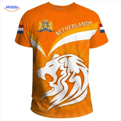 Niederländisches T-Shirt für Formel 1 Fans Oranje