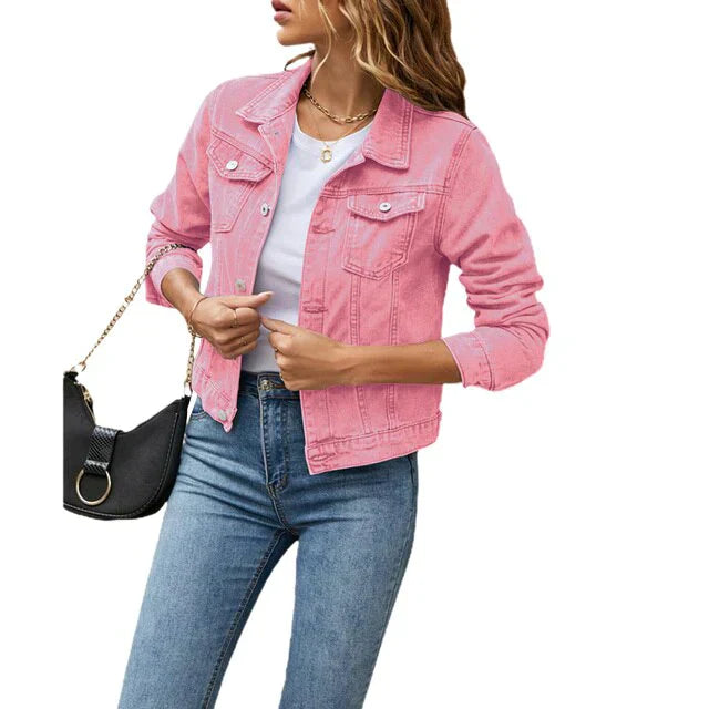 Damen Denim-Jacke Lässig