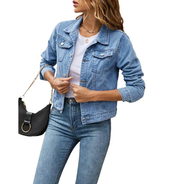 Damen Denim-Jacke Lässig