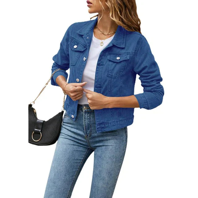 Damen Denim-Jacke Lässig