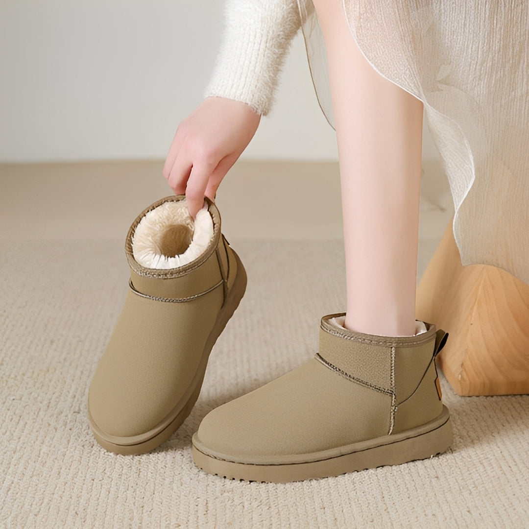 Damen Winterstiefel Bequem Warm