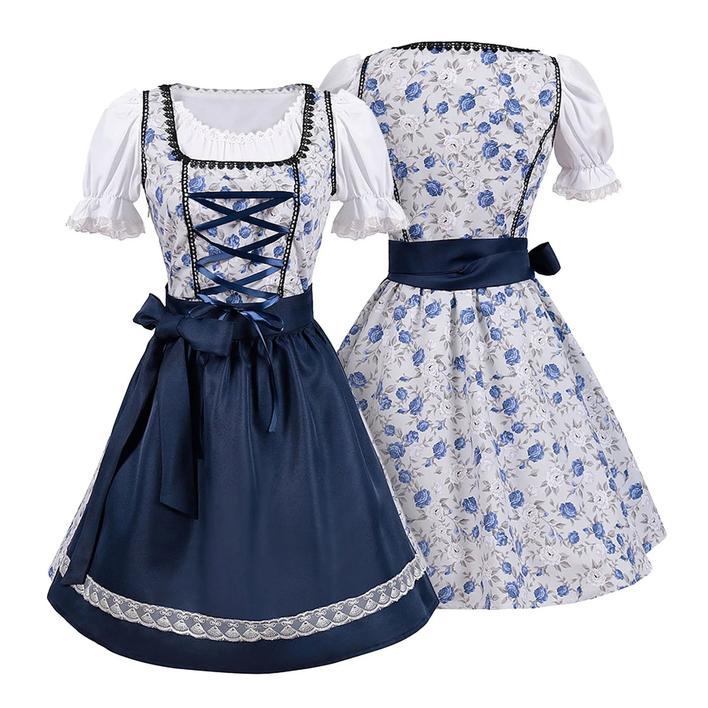 Dirndl für Damen Traditionsbluse und Rock - Norvielle