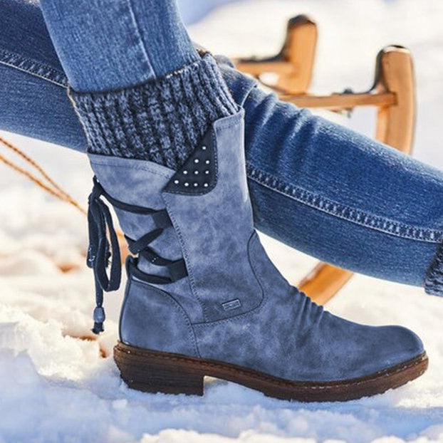 Damen Knöchelhohe Stiefel