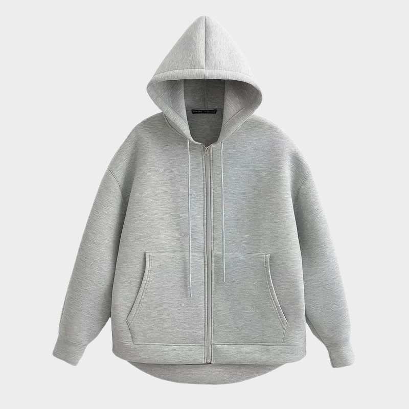 Norvielle Damen Kapuzenjacke Baumwolle - Norvielle