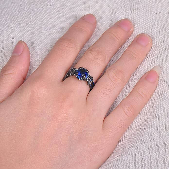 Damenring mit Zirkonia-Edelsteinen Silber - Norvielle