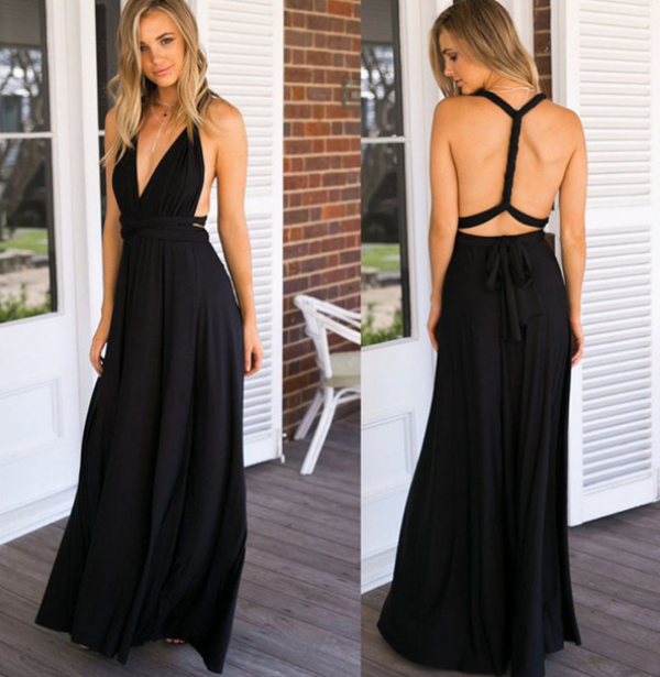 Norvielle Damen Multiway Wickelkleid