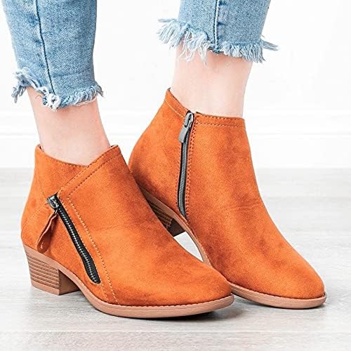 Damen Orthopädische Lederstiefelette Warm