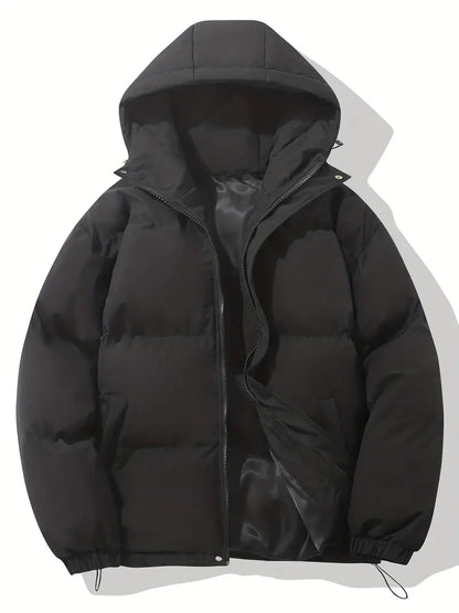 Damen Hoodie Warm Bequem Kapuze Schwarz - Norvielle