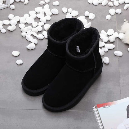 Damen Winterstiefel Bequem Fleece Liniert Schwarz - Norvielle