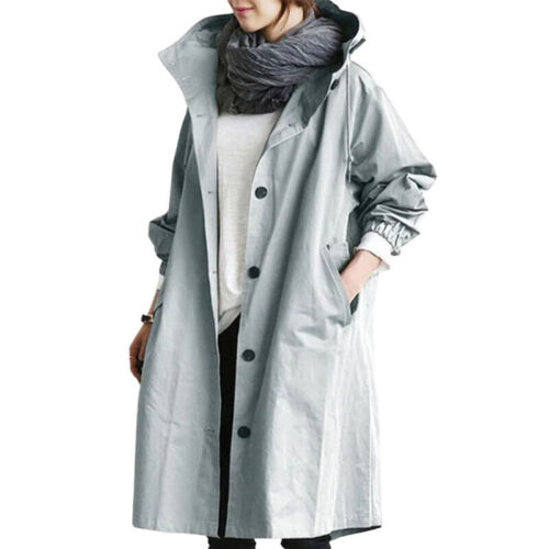 Damen Trenchcoat Lang