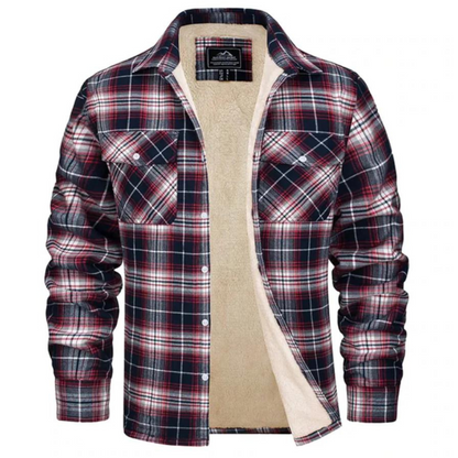Herren Winterjacke Baumwollhemd