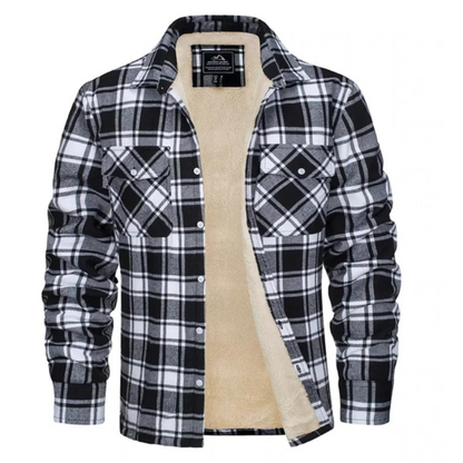 Herren Winterjacke Baumwollhemd
