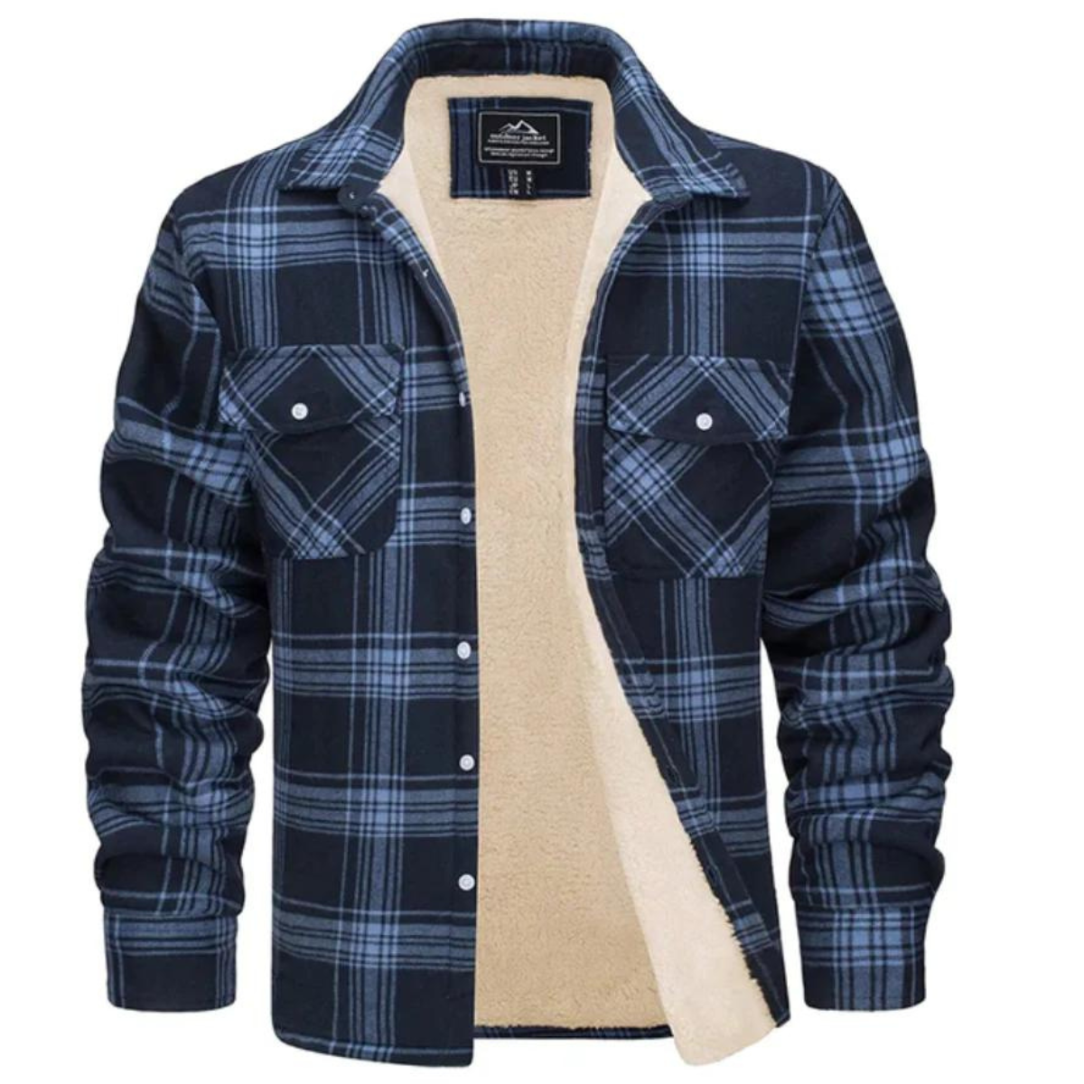 Herren Winterjacke Baumwollhemd