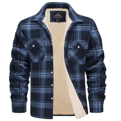 Herren Winterjacke Baumwollhemd
