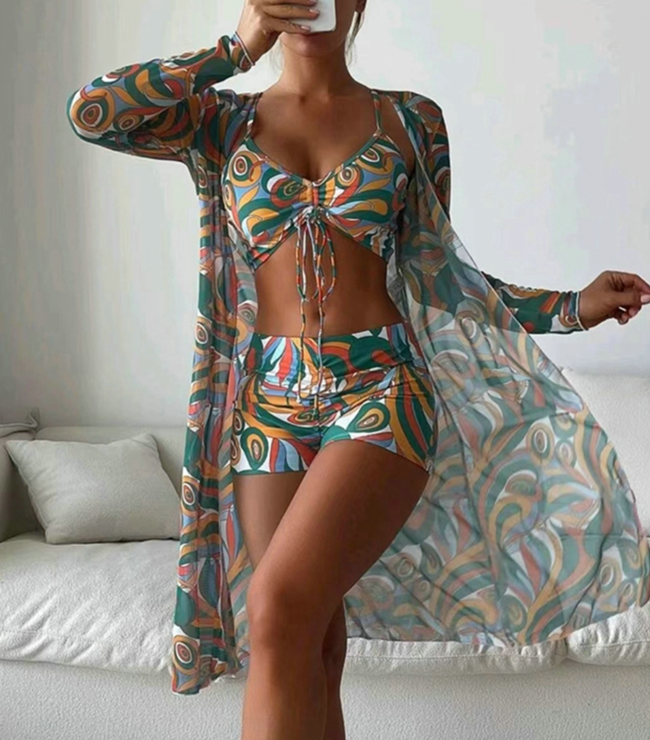 WW-teiliges Bikini-Set | Demi-Set