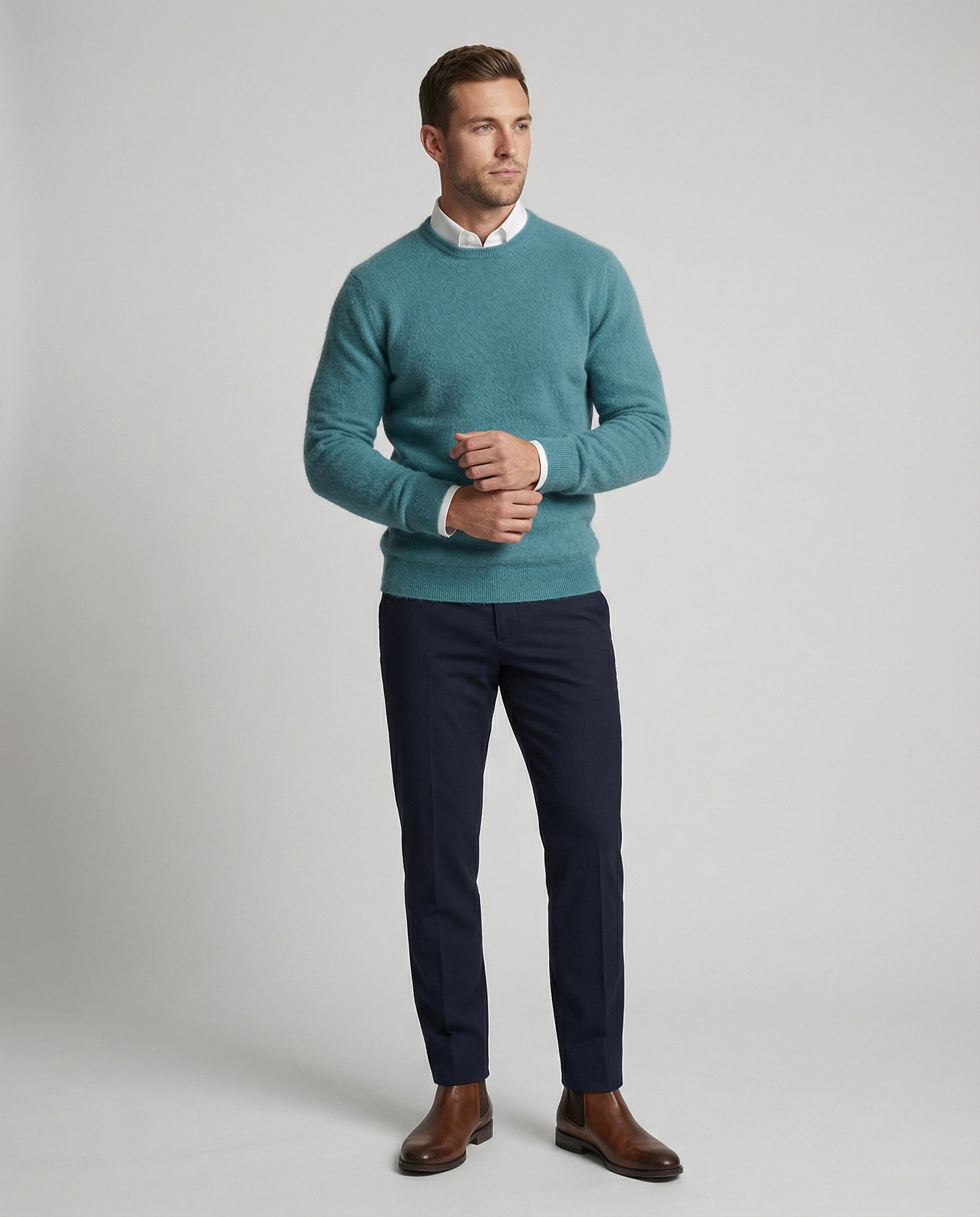 Damenpullover Kaschmir Elegantes Design - Norvielle