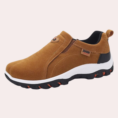 Herren Orthopädische Schuhe Gummisohle Schwarz - Norvielle