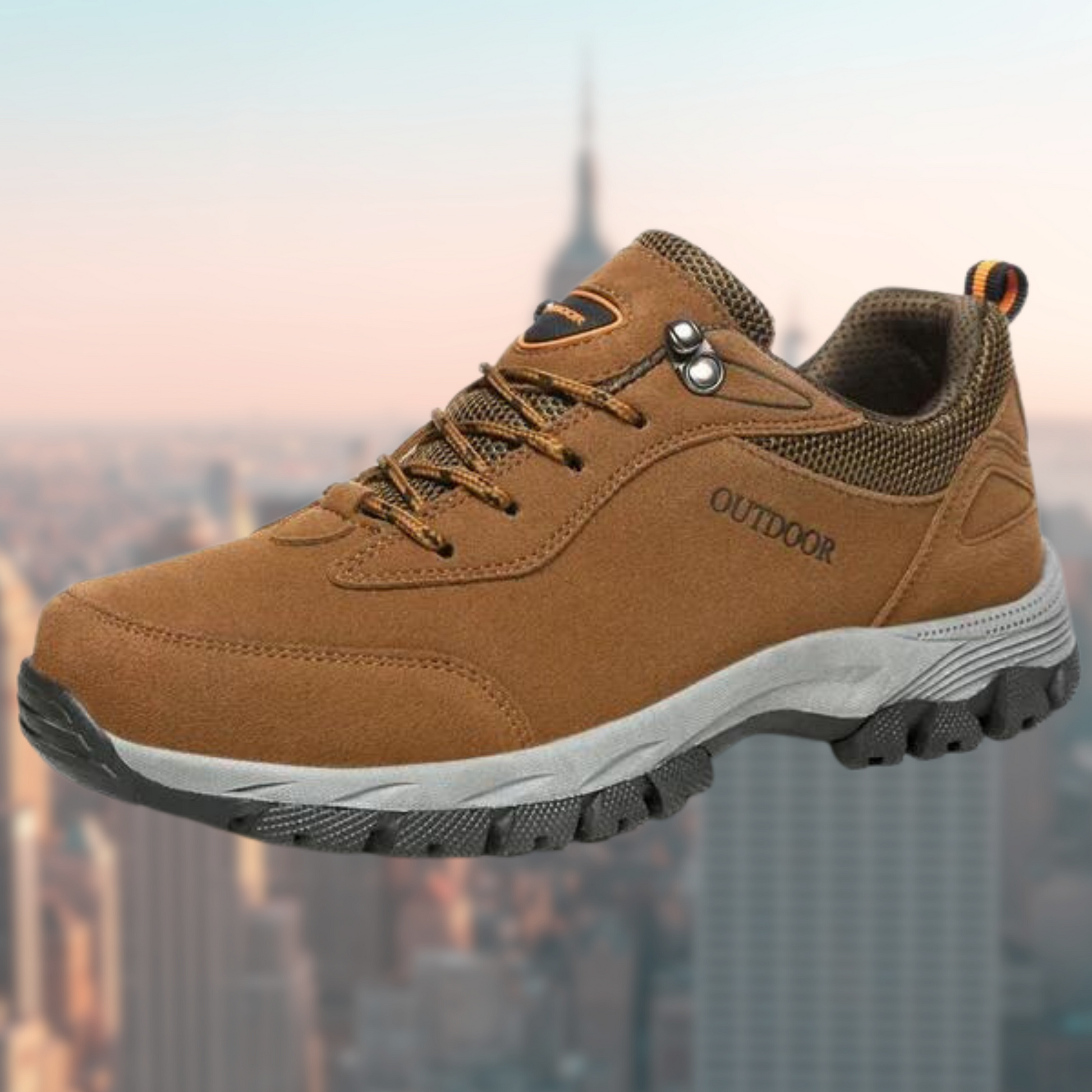Herren Wanderschnürschuhe Orthopädisch Anti-Rutsch - Norvielle