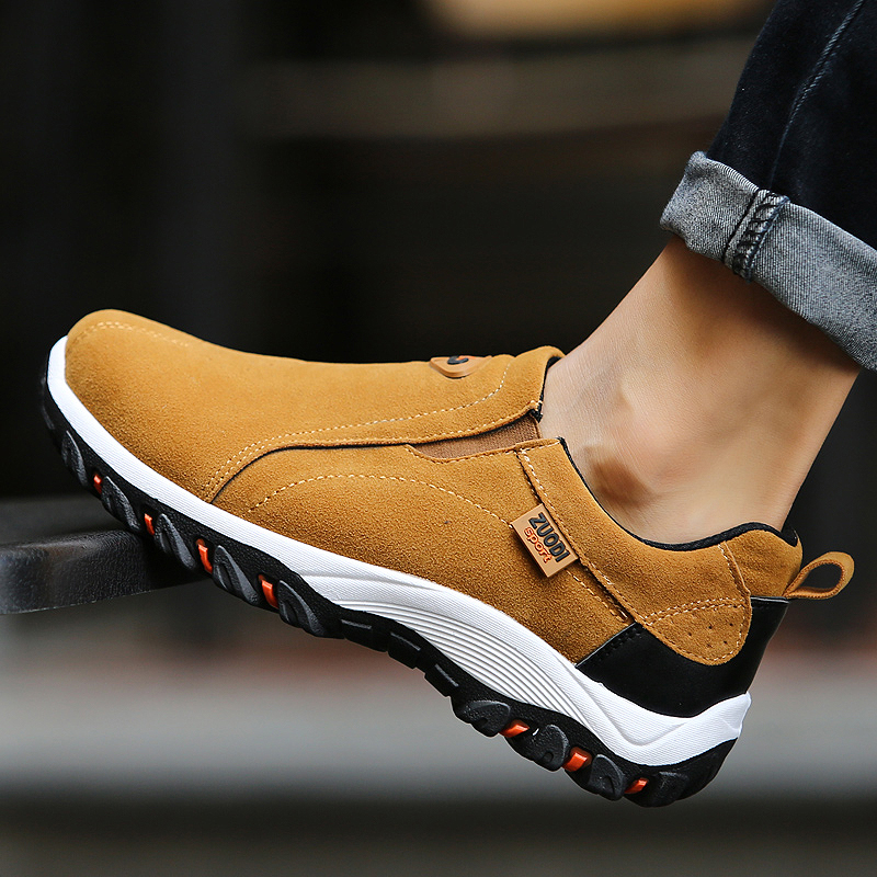 Wanderschuhe Herren Schlupfschuhe Profilsohle
