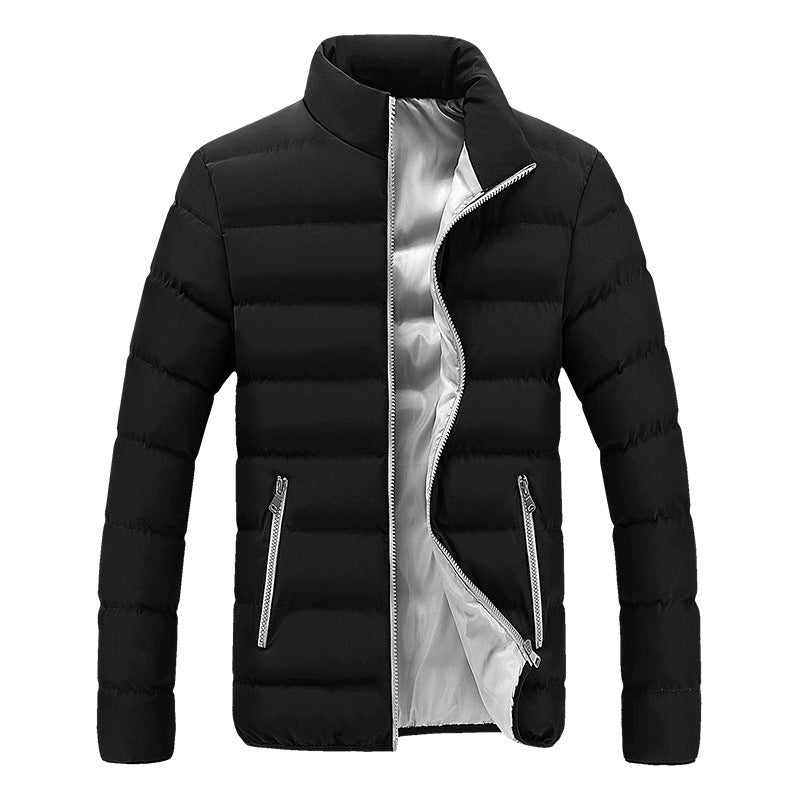 Herren Steppjacke Leicht Klassisch Beige