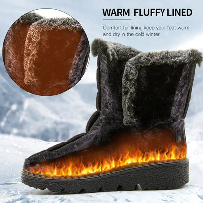 Norvielle Damen Winterschuhe Wasserdicht