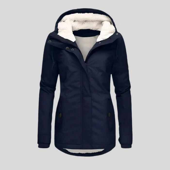 Wasserdichte Winterjacke mit praktischer Kapuze 3