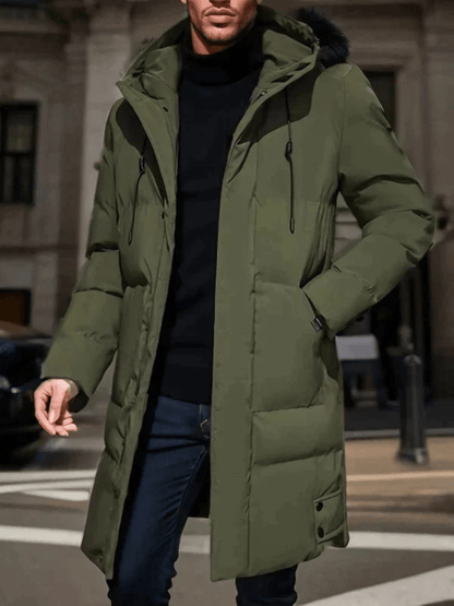 Damen Winterjacke Lang Gefüttert Wasserfest