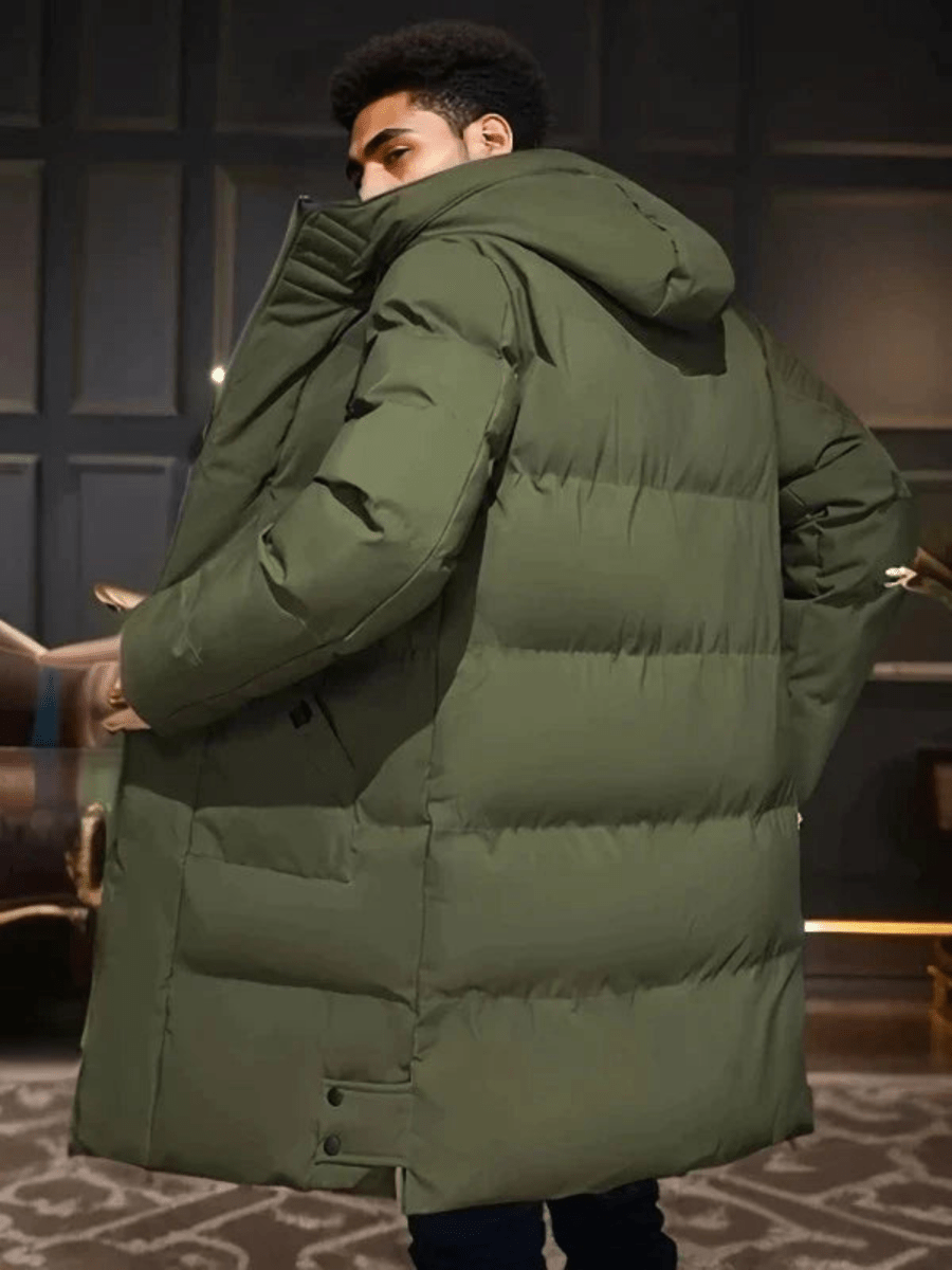 Damen Winterjacke Lang Gefüttert Wasserfest