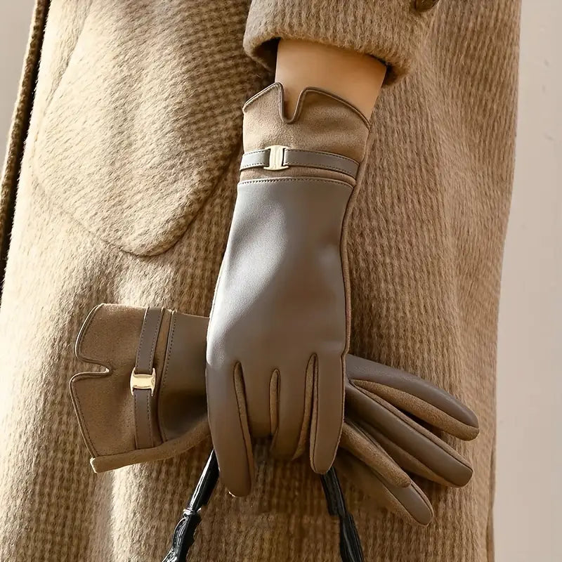 Norvielle Damen Wasserdichte Handschuhe Winter - Norvielle