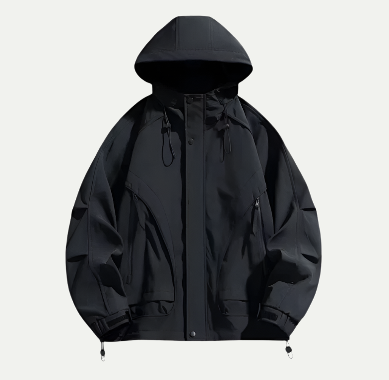 Männer Wasserdichte Leichtjacke Verstellbare Kapuze
