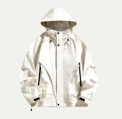 Männer Wasserdichte Leichtjacke Verstellbare Kapuze