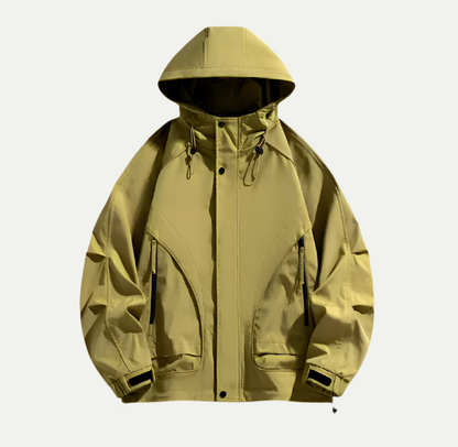 Männer Wasserdichte Leichtjacke Verstellbare Kapuze