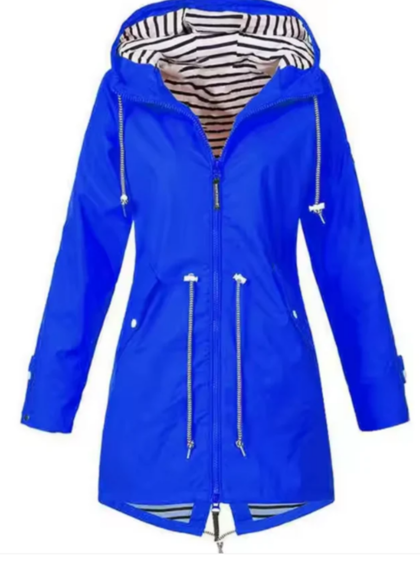 Wasserfeste Damenjacke Mit Kapuze Feminin