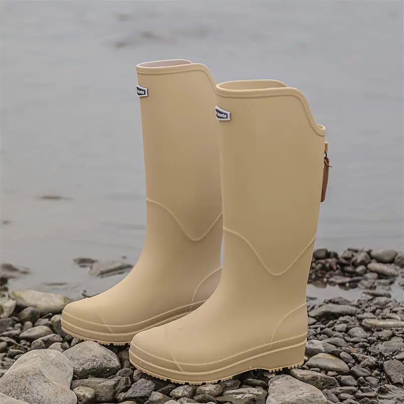 Norvielle Damen Gummistiefel Wasserdicht Leicht