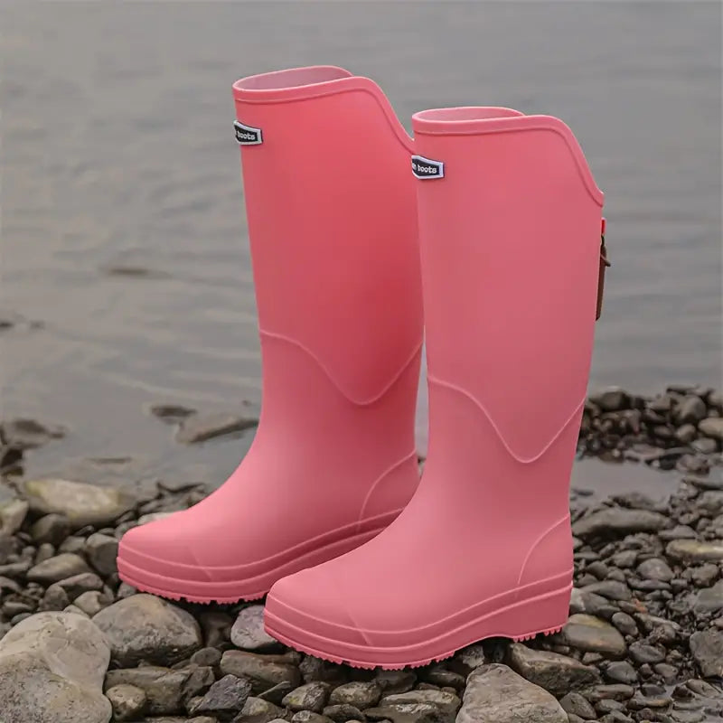 Norvielle Damen Gummistiefel Wasserdicht Leicht