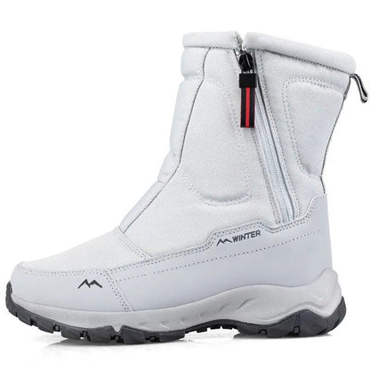 Damen Wasserdichte Schneestiefel Warm Rutschfest