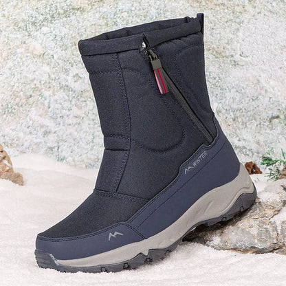 Damen Wasserdichte Schneestiefel Warm Rutschfest