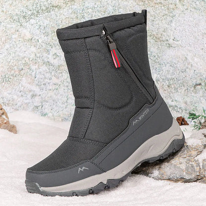 Damen Wasserdichte Schneestiefel Warm Rutschfest